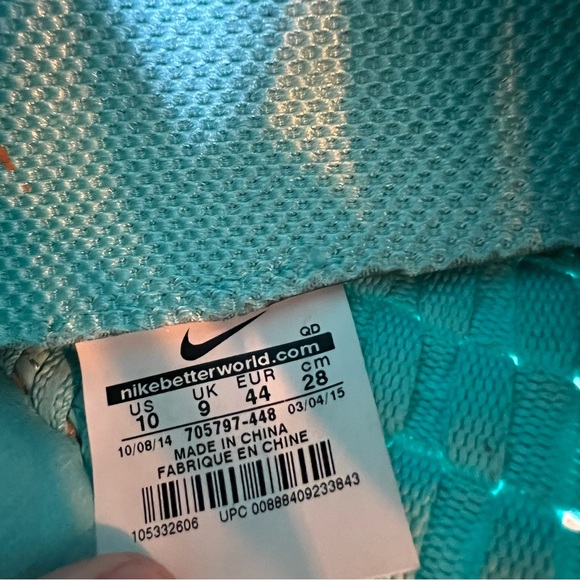 Nike FREE INNEVA WOVEN TECH SP Size 10 Light Awua color - Picture 5 of 8